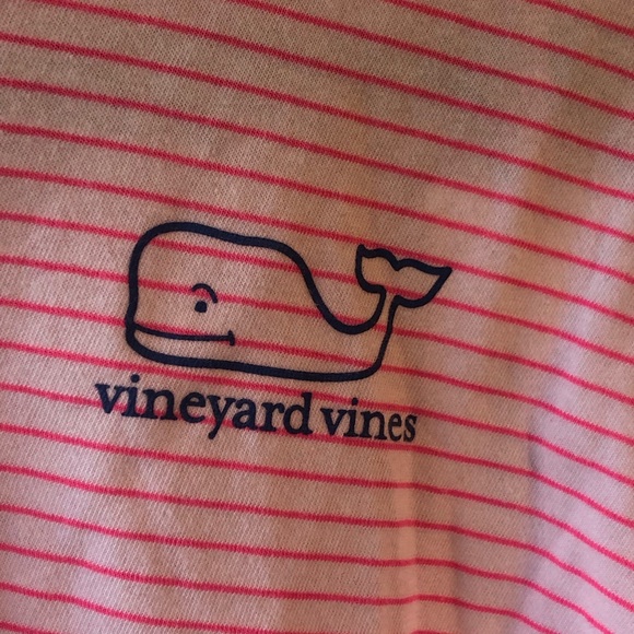 Vineyard Vines Girls' Windward Stripe Vintage Whale Long-Sleeve Hoodie Tee - Picture 2 of 9